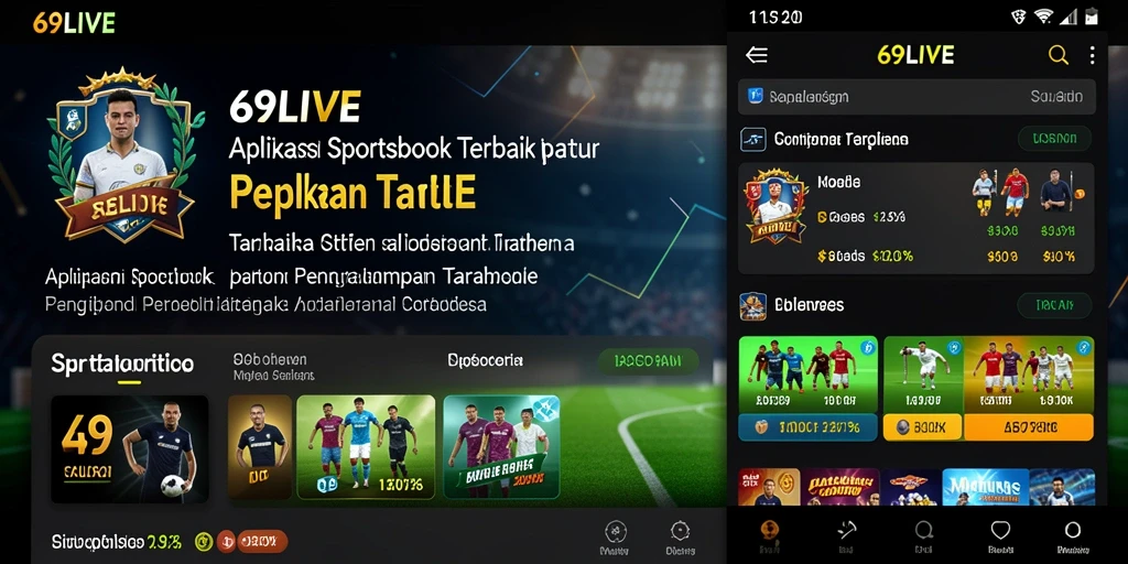 Tampilan gameplay sportsbook yang menarik di 69LIVE.