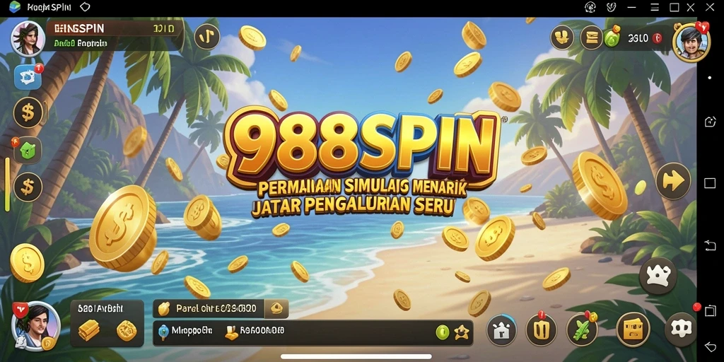 Tampilan gameplay 988SPIN dengan interaksi sosial yang menawan.