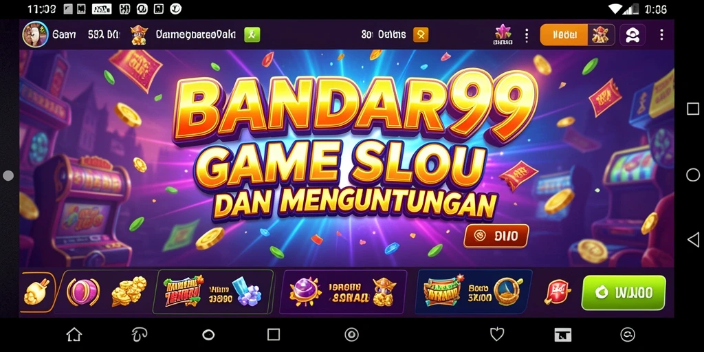 Tampilan menarik gameplay Slot yang mengasyikkan di BANDAR99.