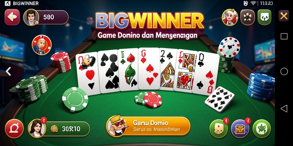 Tampilan gameplay seru dalam BIGWINNER dengan grafik yang memukau.