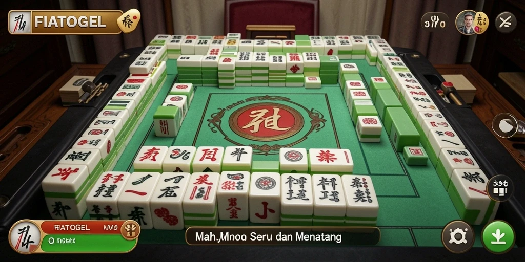 Tampilkan gameplay seru dari permainan Mahjong FIATOGEL.