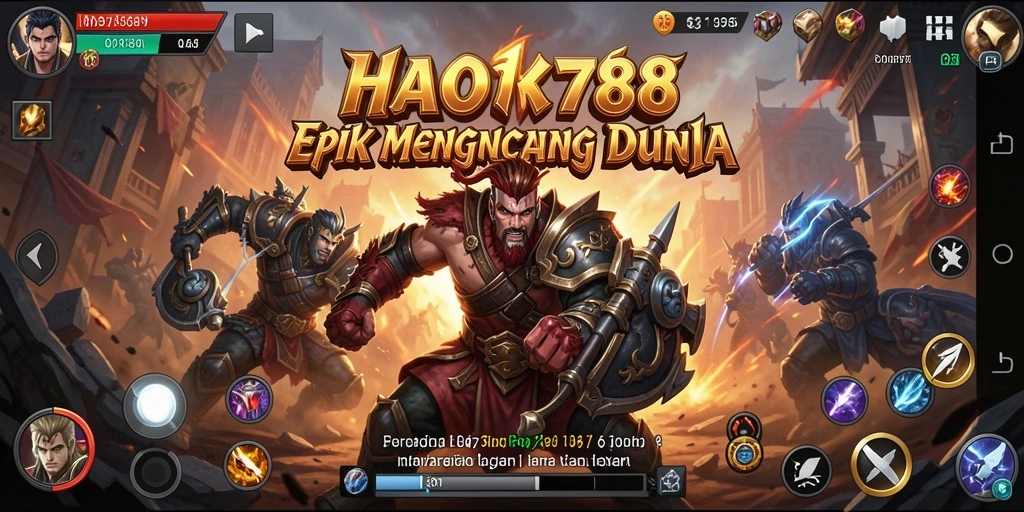 Gameplay HAO788 dengan pertarungan yang seru dan karakter unik.