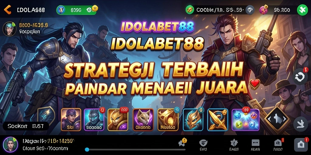 Tampilan gameplay strategis yang mendebarkan di IDOLABET88.