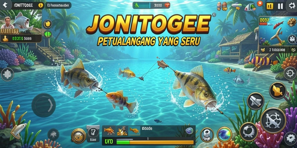 Tangkapan ikan yang mengesankan dalam gameplay JONITOGEL.