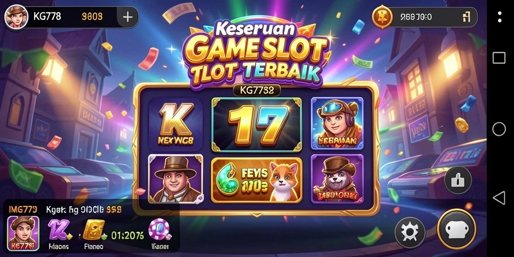 Screenshot KG778 menampilkan gameplay Slot yang seru dan interaktif.