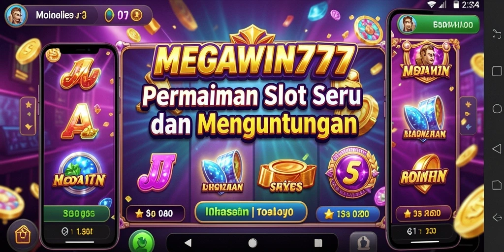 Tampilan gameplay menarik dari MEGAWIN777 dengan efek visual yang memukau.