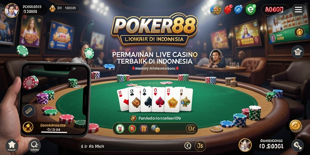 Tampilan gameplay POKER88 yang menarik dan interaktif.
