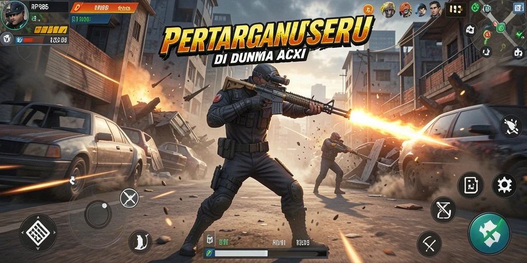 Tampilan gameplay RP886 penuh aksi dan ketegangan.