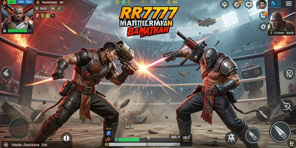Gameplay seru dan menegangkan dari RR777 di arena Battle Royale.
