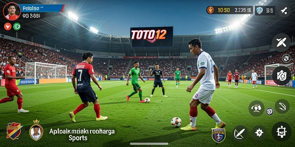 Tampilan gameplay seru TOTO12 dengan berbagai cabang olahraga.