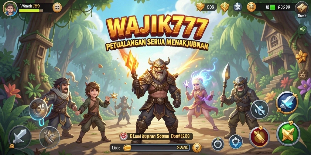 Tampilan gameplay WAJIK777 dengan petualangan menarik dan penuh tantangan.