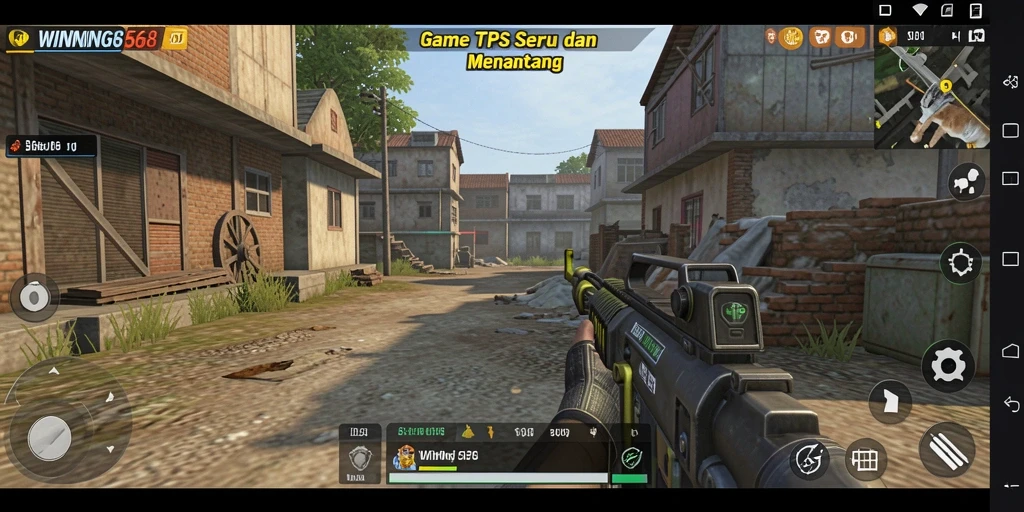 Gameplay seru dalam WINNING568 dengan aksi TPS yang mendebarkan.